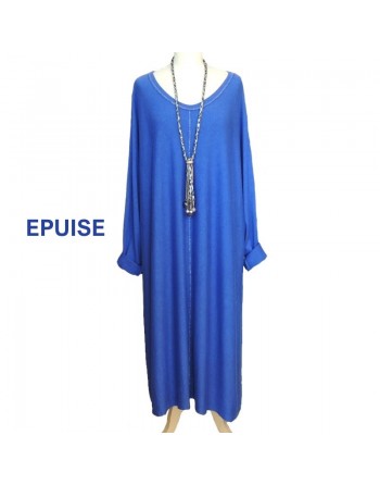 Robe pull bleue