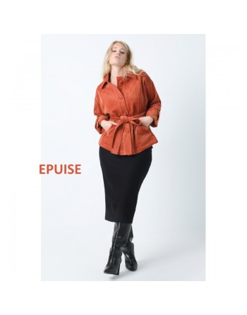 Veste tailleur orange