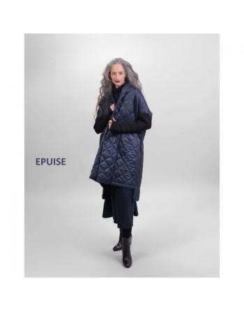 Manteau doudoune bleu