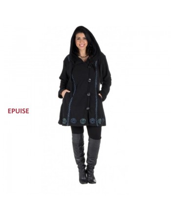 Manteau polaire noir