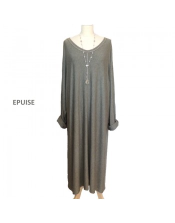 Robe pull kaki