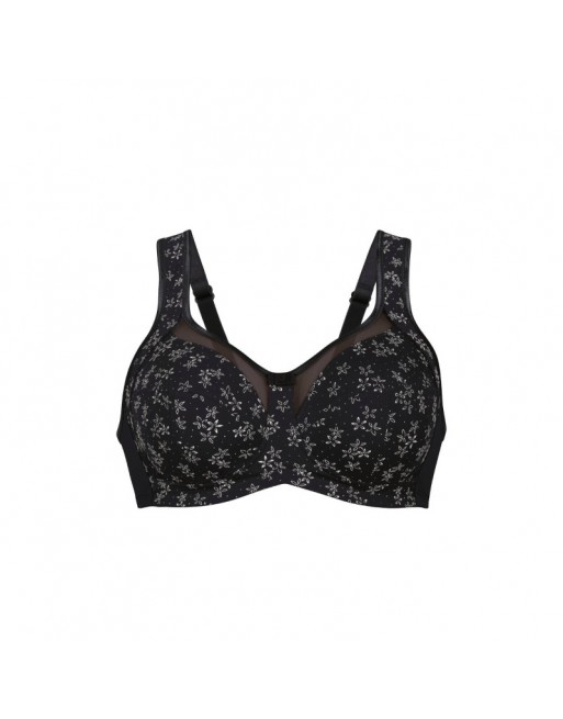 Soutien Gorge Sans Armature Noir » Grande Taille | Ulla Popken