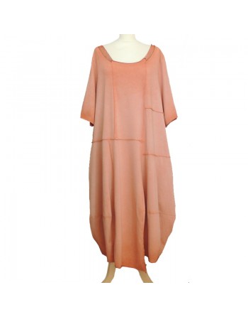 Robe en coton orange