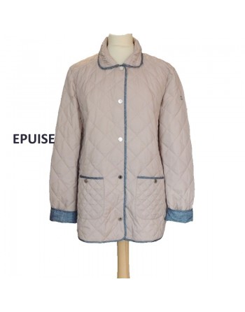 Veste matelassée beige