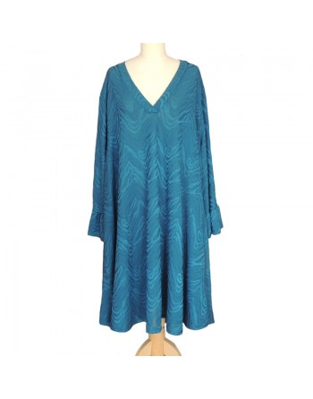 Robe turquoise foncé