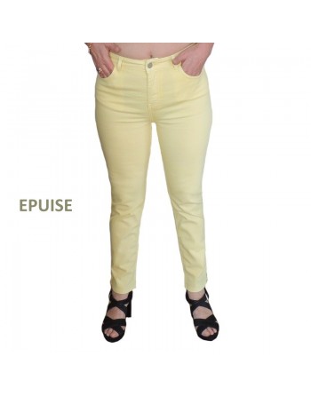 Pantalon jaune en coton