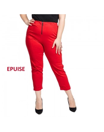 Pantalon 7/8ème rouge